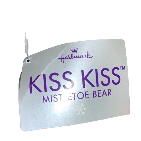 HALLMARK Plush Mistletoe Christmas Kissing Kiss Bears Plush Stuffed Magnetic-new - Picture 5 of 6